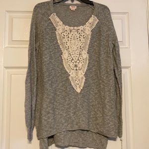 Mossimo Macrame Sweater